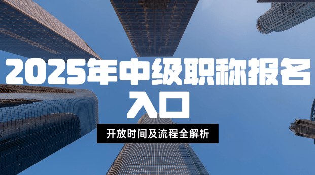 2025年中级职称报名入口
